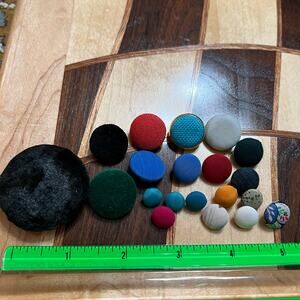 Cloth Covered Mixed Vintage Button Lot